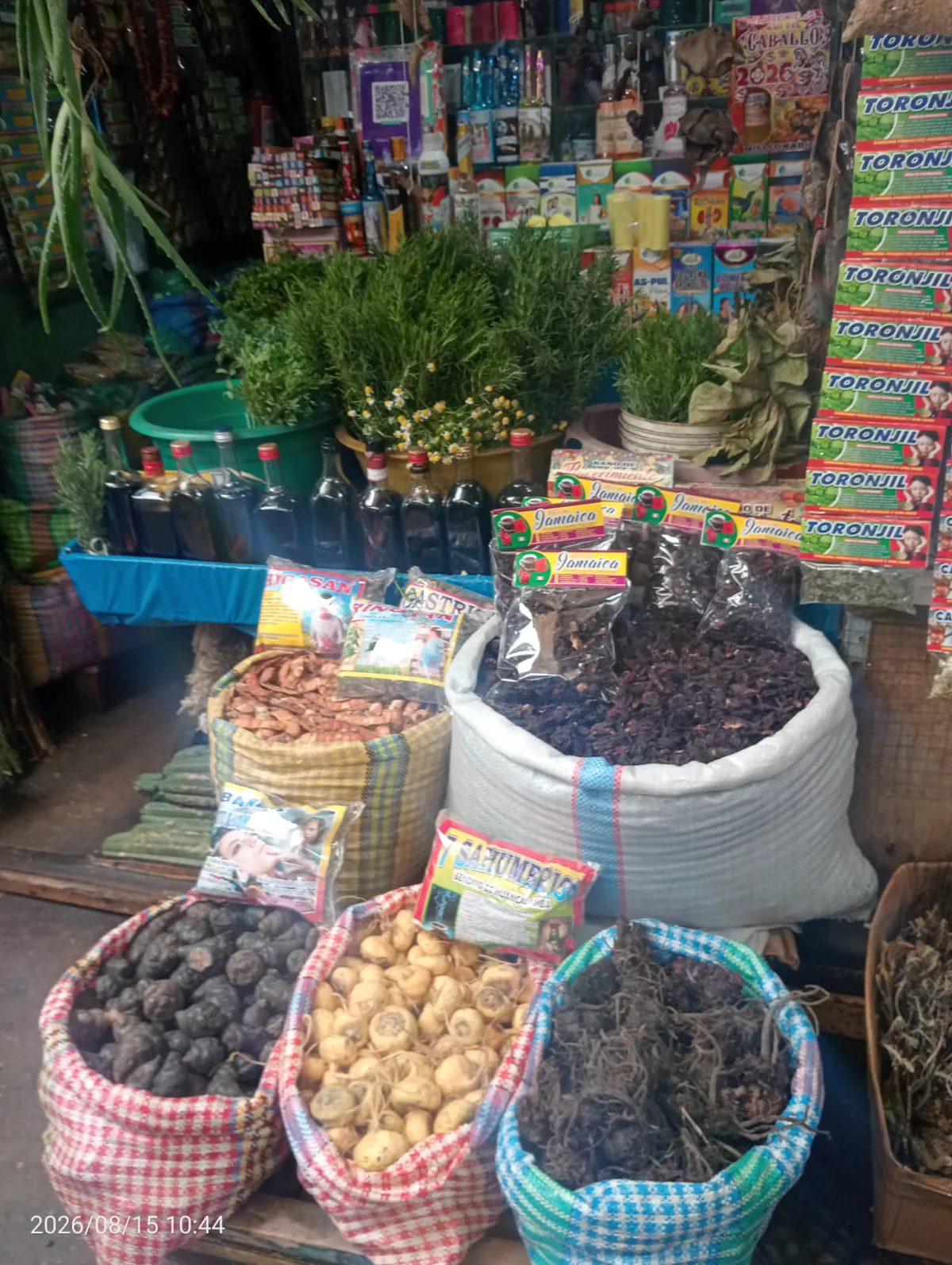 Hierbas medicinales en el Mercado Modelo de Chiclayo